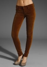 Brown skinny jeans like Pennys at Revolve