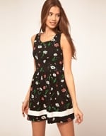 Black floral dress like Serenas at Asos