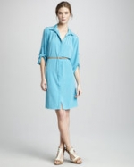 Robin's blue shirtdress on HIMYM at Neiman Marcus