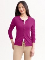 Magenta cardigan like Bernadettes at Banana Republic