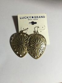 29 Lucky Brand Leafy Gold Tone Earrings Midnight Moonstone Collection 540 eBay at eBay