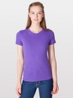 Purple tee like Pennys at American Apparel