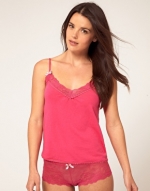 Pink cami top like Annies at Asos