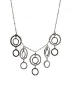 Silver circle necklace like Penny's at Asos