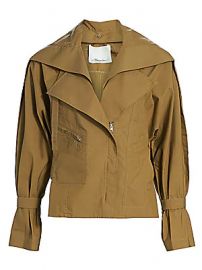 3 1 Phillip Lim - Detachable Collar Safari Jacket at Saks Fifth Avenue