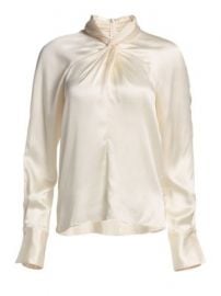 3 1 Phillip Lim - Twisted Silk Blouse at Saks Fifth Avenue