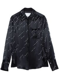 3 1 Phillip Lim Bead embellished Satin Shirt at Farfetch