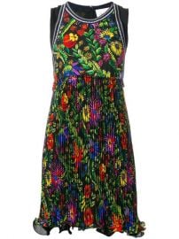 3 1 Phillip Lim Floral Pleated Detail Dress at Farfetch