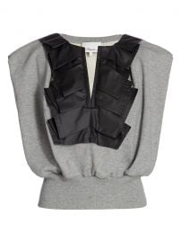 3.1 Phillip Lim French Terry Ruffle Top at Saks Fifth Avenue