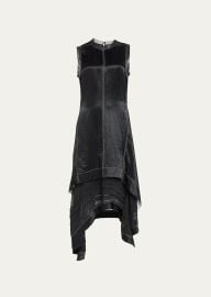 3 1 Phillip Lim Layered Asmmyetric Combo Midi Dress at Bergdorf Goodman