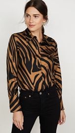 3 1 Phillip Lim Long Sleeve Zebra Print Blouse at Shopbop