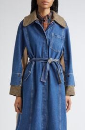 3.1 Phillip Lim Mixed Media Trench Coat at Nordstrom