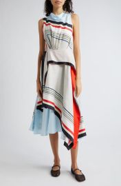 3.1 Phillip Lim NY Liberty Print Silk Cascade Dress at Nordstrom