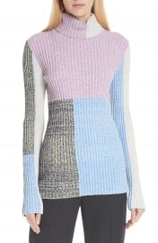 3 1 Phillip Lim Patchwork Ribbed Sweater at Nordstrom