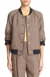 3 1 Phillip Lim Plaid Wool Bomber Jacket at Nordstrom