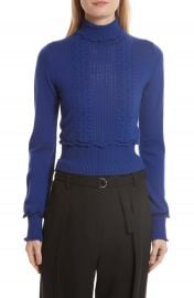 3 1 Phillip Lim Puffy Cable Turtleneck Sweater at Nordstrom