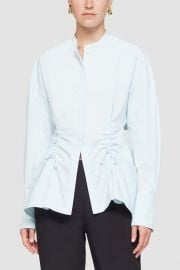 3 1 Phillip Lim Ruched Tie Front Shirt with Open Back at Phillip Lim