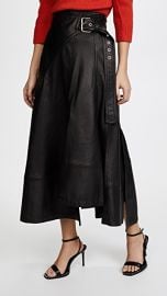 3 1 Phillip Lim Utility Leather Skirt at Shopbop