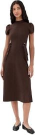 3.1 Phillip Lim Women's Compact Rib Tulip Dress at Amazon