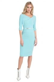 3/4 Sleeve Jackie O Sheath at Black Halo