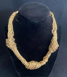 3 Knot Chunky Necklace at eBay