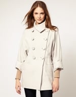 Cream coat like Lemons at Asos