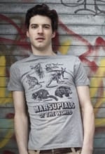 Grey animal shirt like Abeds at Busted Tees