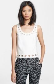 31 Phillip Lim Eyelet Detail Crop Tank at Nordstrom