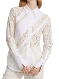 31 Phillip Lim Flocked Lace Shirt on SALE at Saks Off 5th