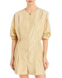 31 Phillip Lim Puff Sleeve Taffeta Romper    Bloomingdales at Bloomingdales