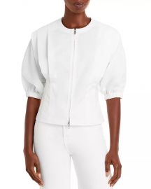 WornOnTV: Sunny’s white zip front top on The View | Sunny Hostin ...