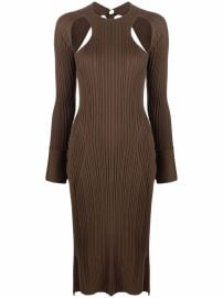 31 Phillip Lim cut-out rib-knit Midi Dress at Farfetch