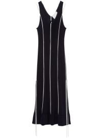 31 Phillip Lim pipe-trim Knitted Midi Dress Blue at Farfetch