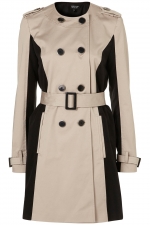 Contrast coat like Zoes at Topshop