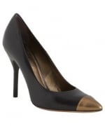 Gold capped heels like Zoes at Bluefly