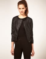 Black collarless jacket like Zoes at Asos