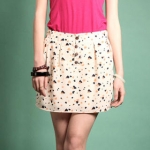 Heart print skirt like Lemons at Yes Style