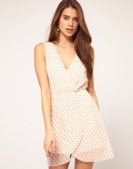 Heart print dress like Lemons at Asos