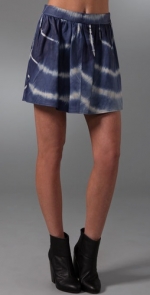 Zoe's tie dye skirt at Shopbop