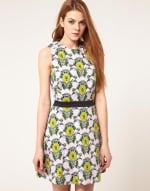 Blue and yellow floral dress like Blairs at Asos