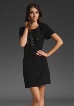 Black sequin dress like Blairs at Revolve