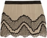 Serena's cream and black beaded skirt at Outnet