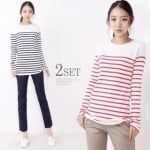 (2 pack) striped tops like Serenas at Yes Style