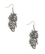 Silver leaf earrings like Zoes at Forever 21