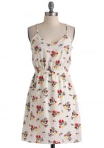 White floral dress like Bernadettes at Modcloth