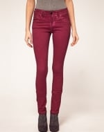 Dark red jeans like Pennys at Asos