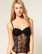 Black lace lingerie like Blairs at Asos