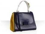 Blair's navy and yellow handbag at Bluefly