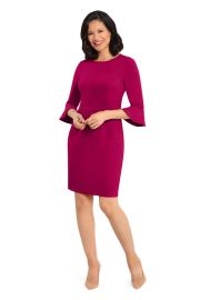 34 BELL SLEEVE SHEATH DRESS Maggy London at Maggy London