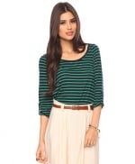 Green striped top like Zoes at Forever 21